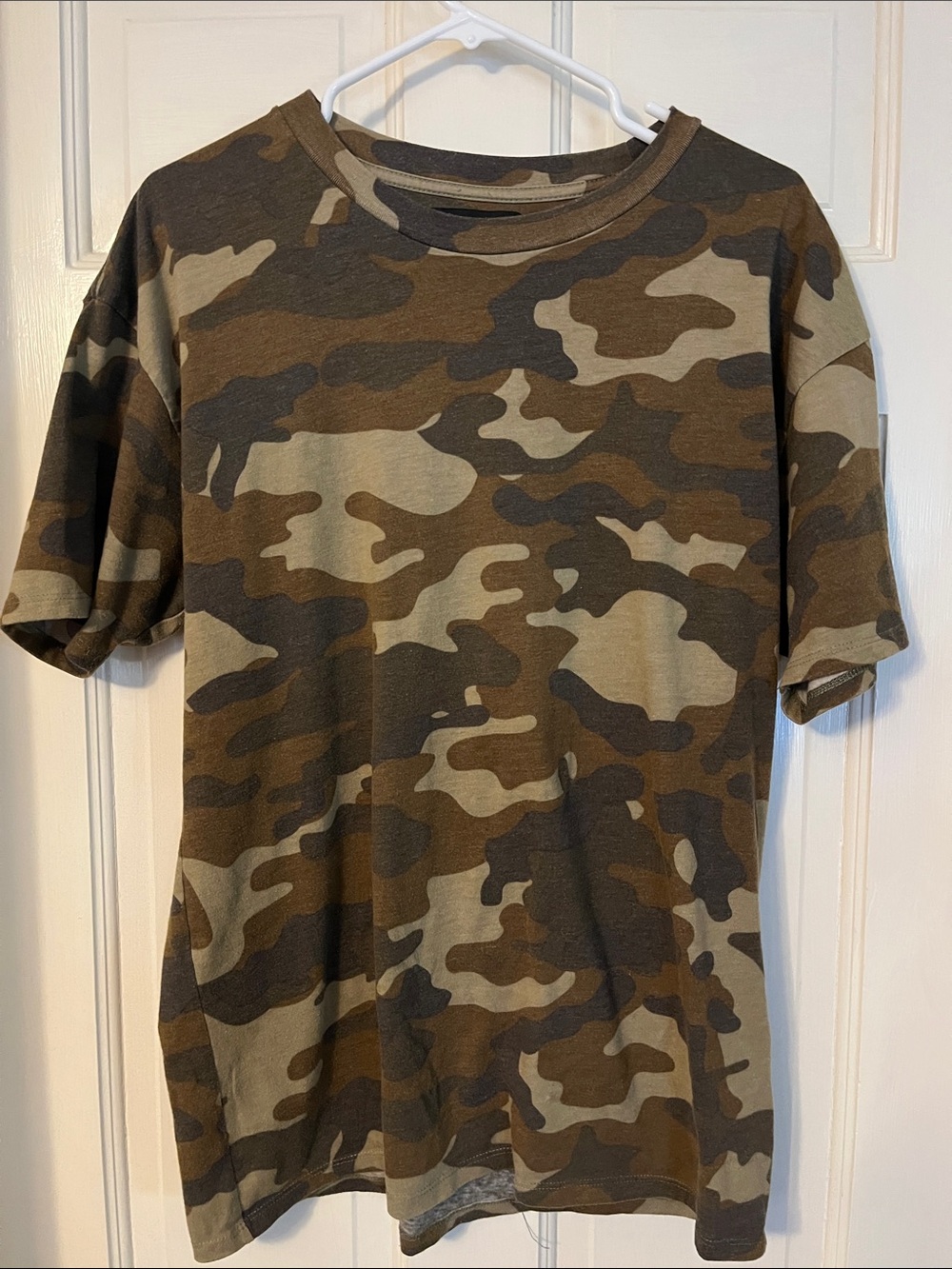 PacSun Men’s Camo Short-Sleeve Tee - Brown/Olive